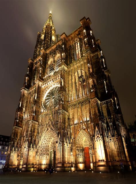 Strasbourg Cathedral on a Misty January Night | Smithsonian Photo ...