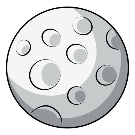 Gray Moon with Craters Sticker - Sticker Mania