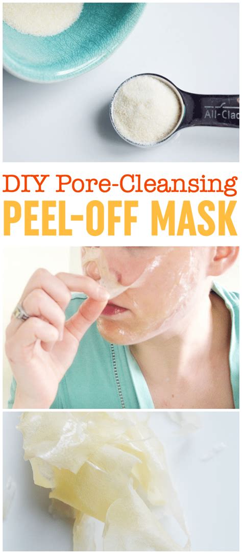 DIY Peel-Off Mask - Pore-Cleansing, Blackhead Busting Face Mask