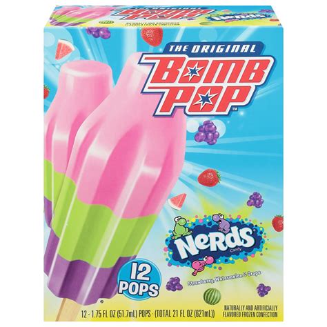 Bomb Pop Nerds Ice Pops - Shop Bars & pops at H-E-B