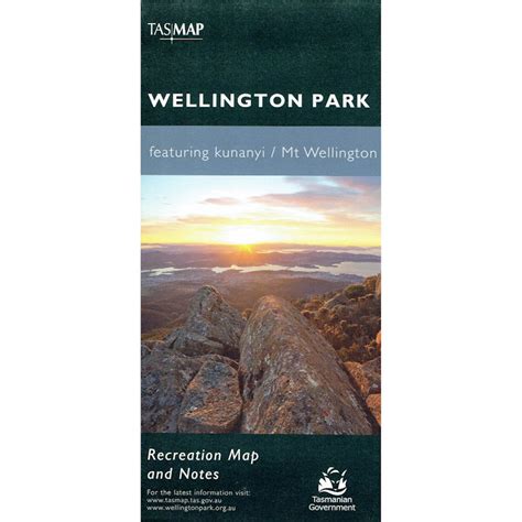 Wellington Park featuring kunanyi Mt Wellington Recreational Map