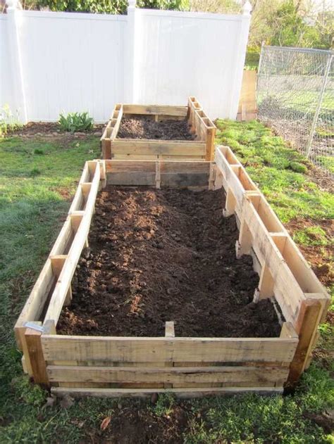 Pallet Raised Garden Bed Plans