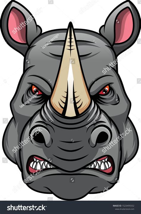 Rhino head: Lisanslanabilir En Az 8.517 Telifsiz Stok Vektör ve Vektör ...