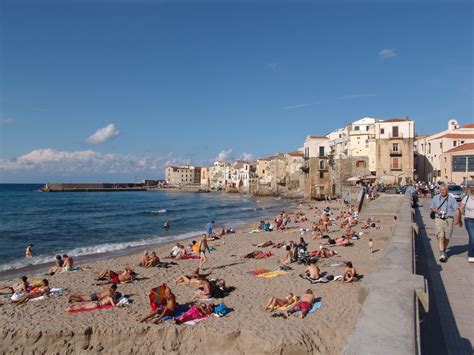 Cefalù is a resort town in Sicily (Italy)