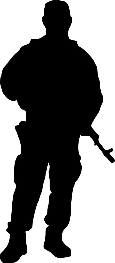 Soldier Silhouette Clip Art Soldier Silhouette Clip Art Image Png ...