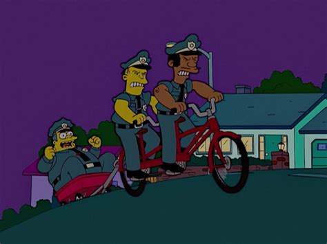 Pulling Chief Wiggum Uphill on a Bicycle Memes - Imgflip