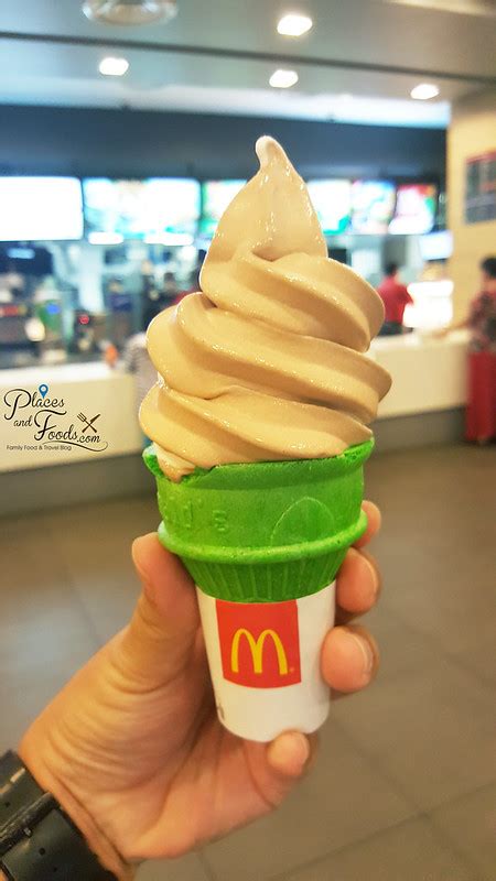 McDonald's Cendol Soft Serve Ice Cream in Malaysia