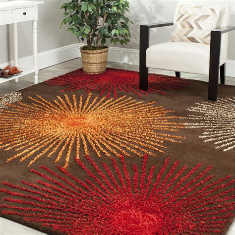 Orange And Brown Area Rug | Best Decor Things