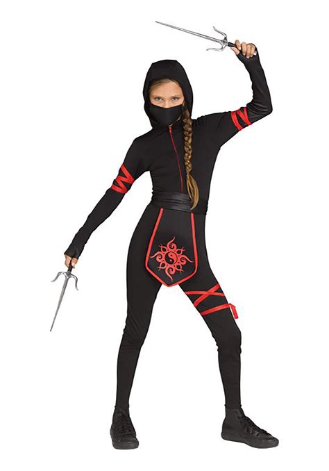 Ninja Warrior Girl's Costume