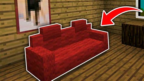 How To Build A Sofa With Pillows In Minecraft