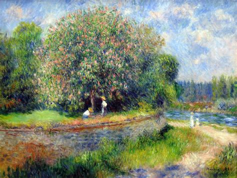 Pierre Auguste Renoir Chestnut Tree in Bloom