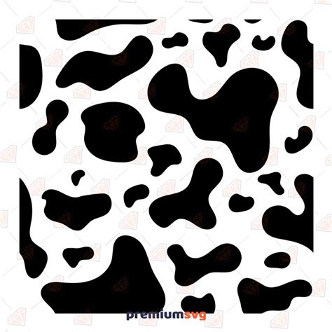 Cow Spots SVG File Cow Print Pattern PNG Vector Cow Spot Clipart Cows ...