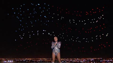 Drones create floating light show in Lady Gaga’s Super Bowl halftime ...