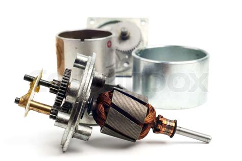 Parts of electric motor | Stock image | Colourbox