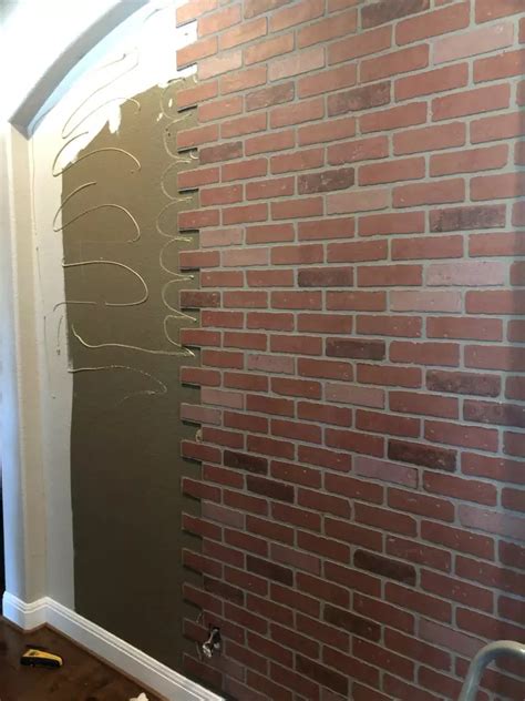 Faux Brick Wall DIY Project - Makeable Crafts