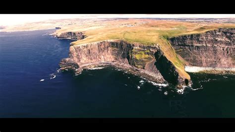 Cliffs of Moher aerial 4k - YouTube