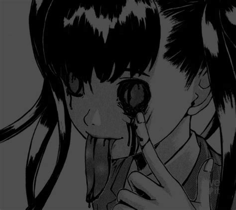 Download Scary Girl Edgy Anime Pfp Wallpaper | Wallpapers.com