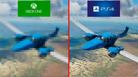 Flight Simulator 2020 - PS4 vs Xbox One Graphics Comparison - YouTube