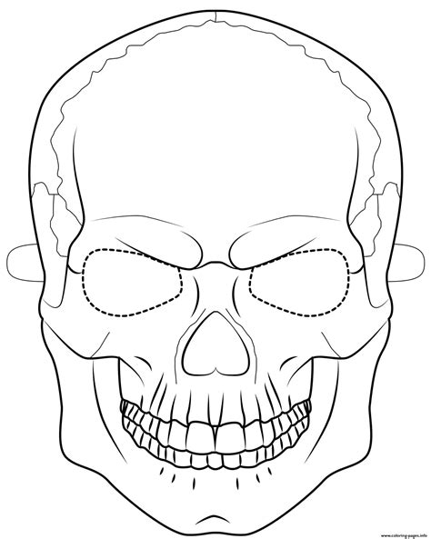 Halloween Mask Coloring Sheets Coloring Pages