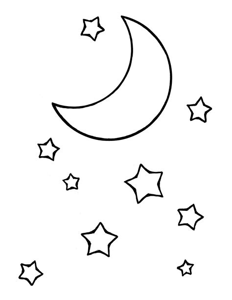 Moon and Stars