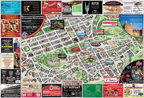 Maps of Edinburgh | Detailed map of Edinburgh in English | Maps of ...