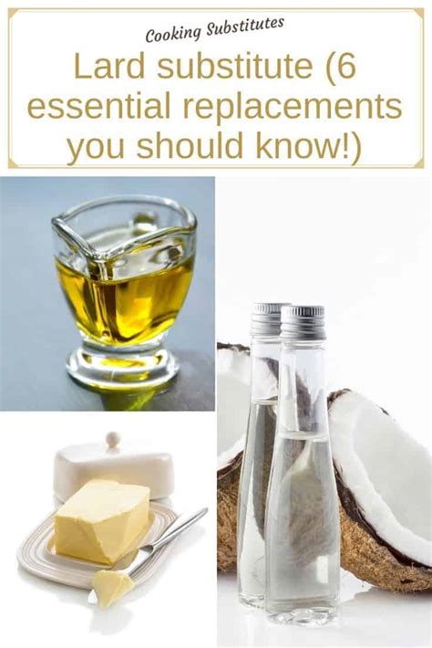 Lard substitute (6 essential replacements you should know!)