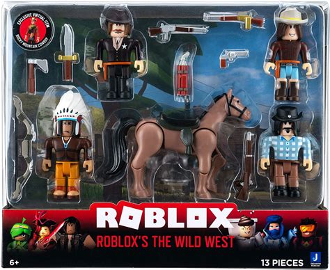 Roblox Action Collection - The Wild West Five Figure Pack [Includes ...