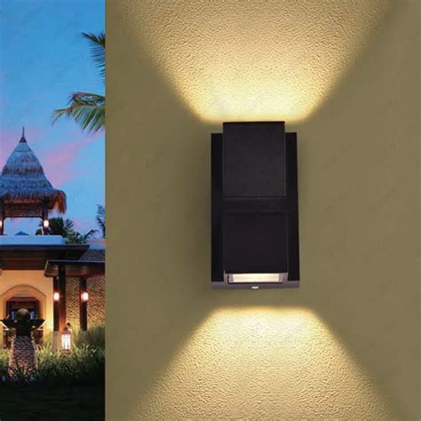 Up/Down 6W LED Wall Sconce Light Waterproof Outdoor Lamp Fixture ...