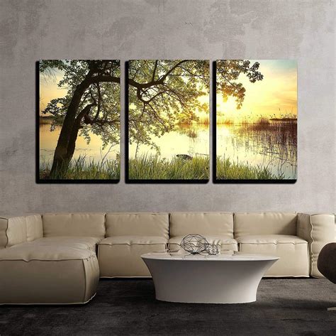 3 Piece Canvas Wall Art - Tree Near... - Canvas Art