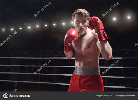 Boxer in boxing ring Stock Photo by ©Deklofenak 172366338