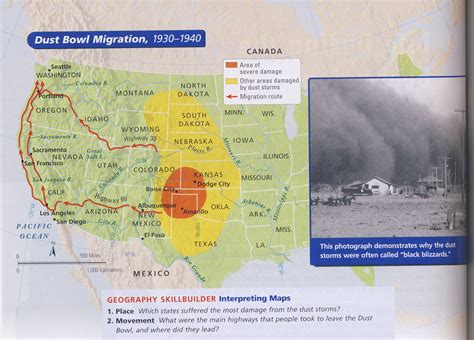 Dust Bowl Maps - Mrs. Reese's History Website