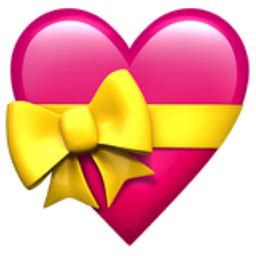 Heart with Ribbon Emoji (U+1F49D)