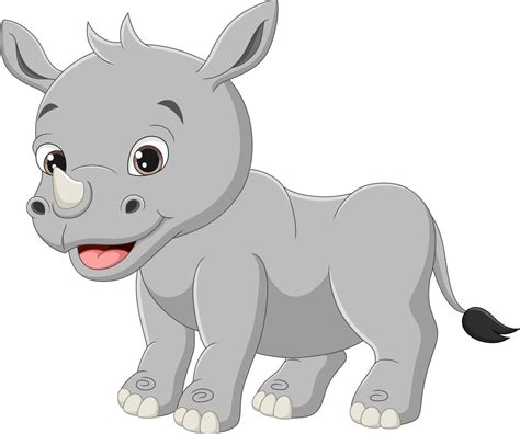 Baby Rhino Clip Art