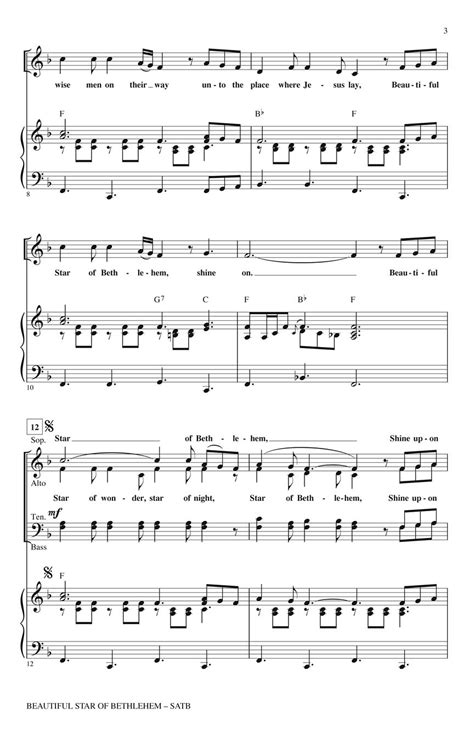 Beautiful Star of Bethlehem Sheet Music by Keith Christopher (SKU ...