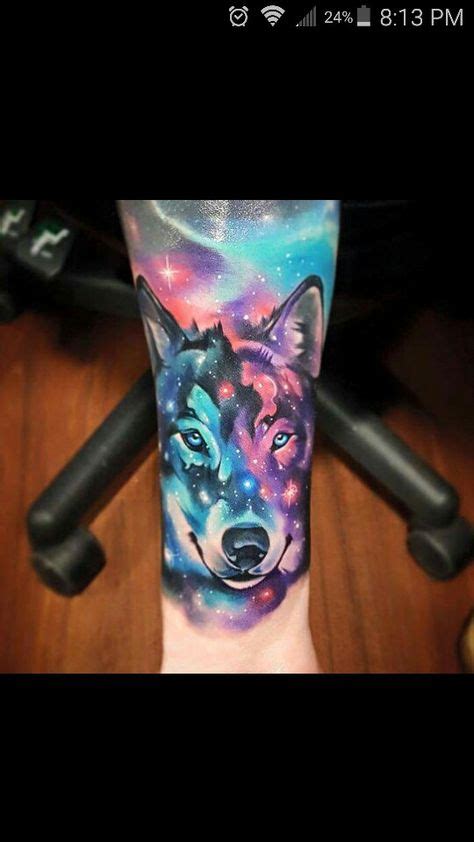 16 Galaxy wolf tattoo ideas | wolf tattoo, galaxy wolf, wolf tattoos