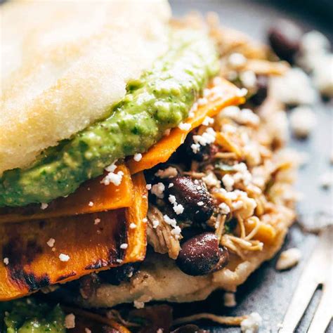 Arepas with Carnitas and Sweet Potato Recipe - Pinch of Yum