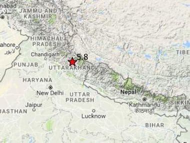 Earthquake of 5.8 magnitude hits Uttarakhand, northern India; no ...