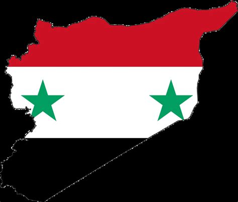 Syria Flag Map - Mapsof.Net