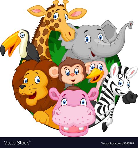 10+ Animals Cartoon Vector PNG