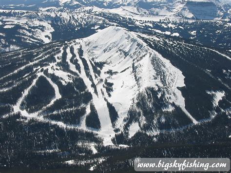 The Yellowstone Club Ski Area as Seen From Big Sky