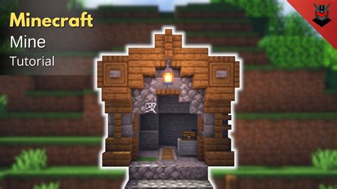 Minecraft How To Build A Medieval Mining Entrance Mine Tutorial ...