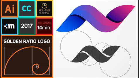 How to create Golden Ratio Logo Design in Adobe Illustrator CC | HD | N ...