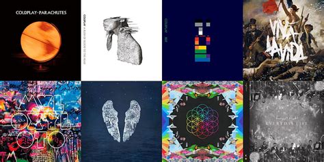 Made a simple with every album art. [1920 x 960]: Coldplay, coldplay x ...