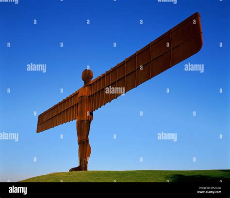 20 metres tall Angel of the North Statue Art Britain British Isles by ...