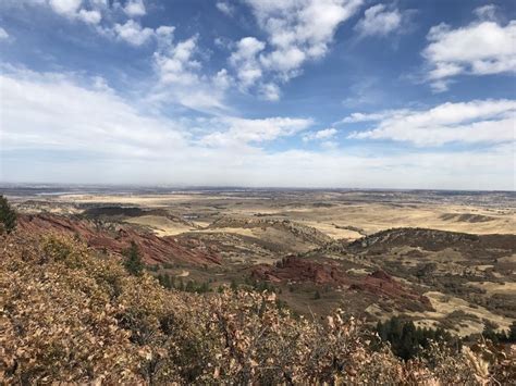 A beautiful overlook of Roxborough State Park on Elk Valley Trail.