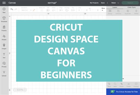 Cricut design space Canvas for beginners - Craft with Catherine