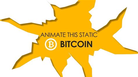 Bitcoin logo animation / Animate this static! | Bitcoin logo, Bitcoin ...