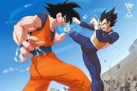 Goku Vs Vegeta Wallpaper