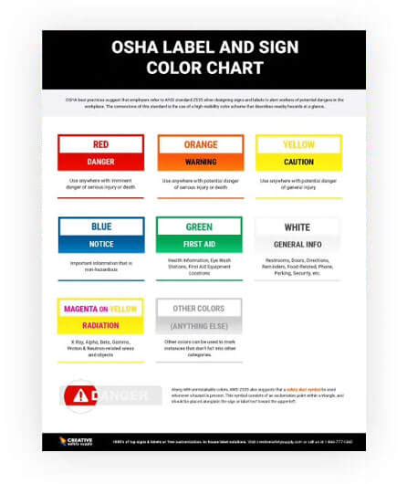 Ready to get started your OSHA Labeling project?