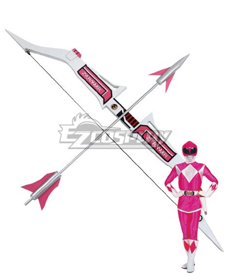 Mighty Morphin Power Rangers Pink Ranger Arrow Bow Cosplay Weapon Prop